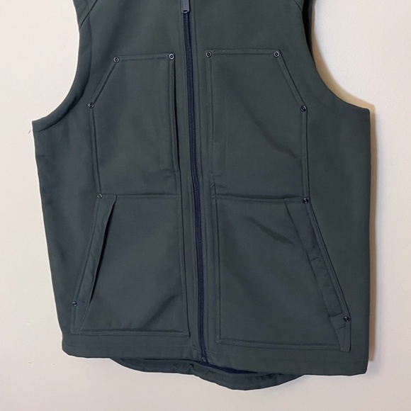 Duluth Trading Prudhoe Bay Heavy Duty Nylon Fleece Vest - Men's Size L - Green - Picture 2 of 10